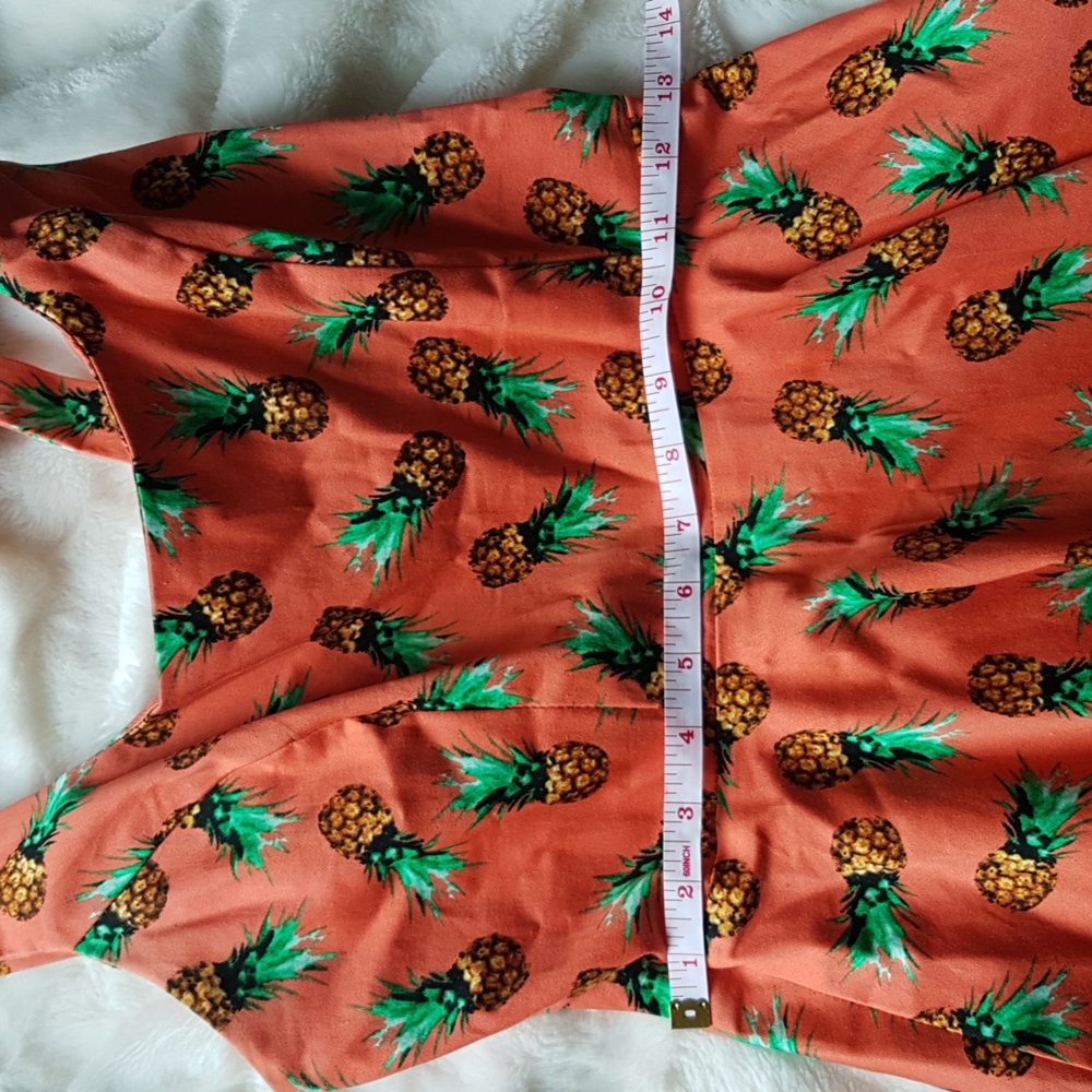 Ixia Summer Fun Tropical Pineapple Print Dress | Size Medium - Picture 12 of 14